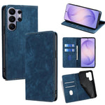 Custodia per telefono in pelle magnetica con spazzola antifurto RFID, For Samsung Galaxy S26+ 5G, For Samsung Galaxy S26 Ultra 5G, For Samsung Galaxy S26 5G, For Samsung Galaxy S25 5G