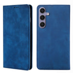 Custodia magnetica in pelle per telefono Skin Feel, For Samsung Galaxy S25+ 5G, For Samsung Galaxy S25 Ultra 5G