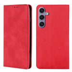 Custodia magnetica in pelle per telefono Skin Feel, For Samsung Galaxy S25+ 5G, For Samsung Galaxy S25 Ultra 5G