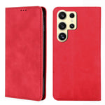 Custodia magnetica in pelle per telefono Skin Feel, For Samsung Galaxy S25+ 5G, For Samsung Galaxy S25 Ultra 5G
