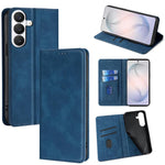 Custodia magnetica in pelle per telefono Skin Feel, For Samsung Galaxy S26+ 5G, For Samsung Galaxy S26 Ultra 5G, For Samsung Galaxy S26 5G, For Samsung Galaxy S25 5G