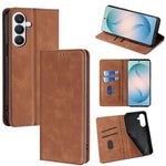 Custodia magnetica in pelle per telefono Skin Feel, For Samsung Galaxy S26+ 5G, For Samsung Galaxy S26 Ultra 5G, For Samsung Galaxy S26 5G, For Samsung Galaxy S25 5G