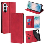 Custodia magnetica in pelle per telefono Skin Feel, For Samsung Galaxy S26+ 5G, For Samsung Galaxy S26 Ultra 5G, For Samsung Galaxy S26 5G, For Samsung Galaxy S25 5G