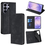 Custodia magnetica in pelle per telefono Skin Feel, For Samsung Galaxy S26+ 5G, For Samsung Galaxy S26 Ultra 5G, For Samsung Galaxy S26 5G, For Samsung Galaxy S25 5G