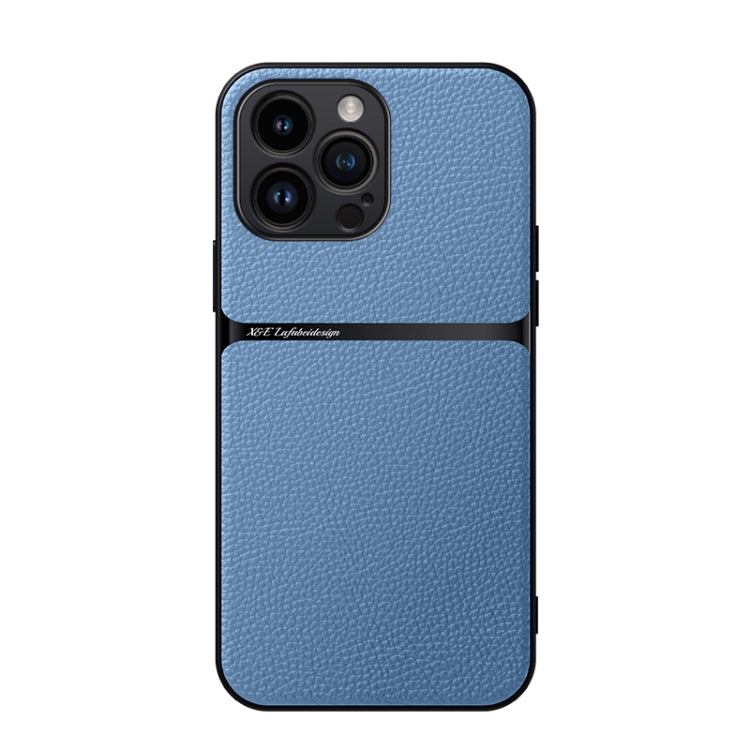 Custodia per telefono antiurto con copertura completa magnetica in pelle Litchi, For iPhone Air, For iPhone 16 Pro Max, For iPhone 16 Pro, For iPhone 16 Plus