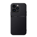 Custodia per telefono antiurto con copertura completa magnetica in pelle Litchi, For iPhone Air, For iPhone 16 Pro Max, For iPhone 16 Pro, For iPhone 16 Plus