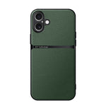 Custodia per telefono antiurto con copertura completa magnetica in pelle Litchi, For iPhone Air, For iPhone 16 Pro Max, For iPhone 16 Pro, For iPhone 16 Plus