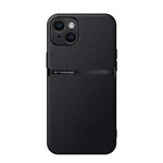 Custodia per telefono antiurto con copertura completa magnetica in pelle Litchi, For iPhone 16, For iPhone 15 Pro Max, For iPhone 15 Pro, For iPhone 15 Plus