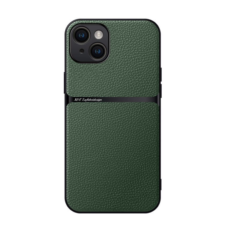 Custodia per telefono antiurto con copertura completa magnetica in pelle Litchi, For iPhone 16, For iPhone 15 Pro Max, For iPhone 15 Pro, For iPhone 15 Plus