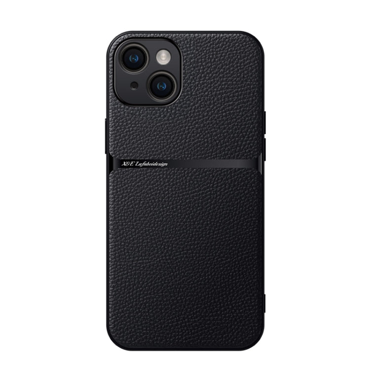 Custodia per telefono antiurto con copertura completa magnetica in pelle Litchi, For iPhone 15, For iPhone 14 Plus, For iPhone 14, For iPhone 14 Pro