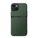 Custodia per telefono antiurto con copertura completa magnetica in pelle Litchi, For iPhone 15, For iPhone 14 Plus, For iPhone 14, For iPhone 14 Pro