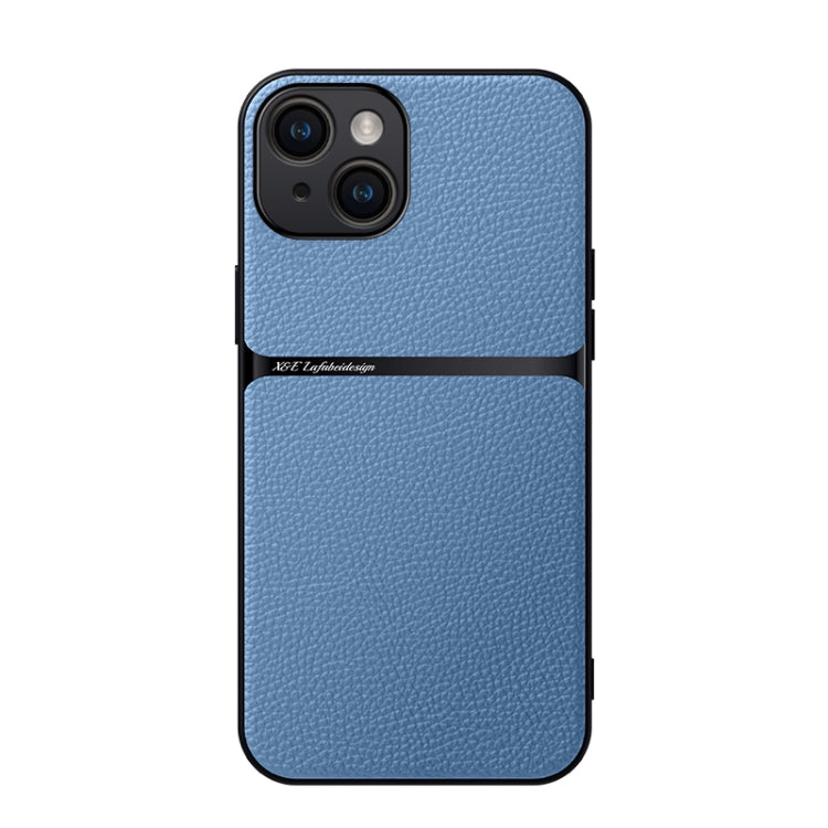 Custodia per telefono antiurto con copertura completa magnetica in pelle Litchi, For iPhone 15, For iPhone 14 Plus, For iPhone 14, For iPhone 14 Pro