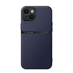 Custodia per telefono antiurto con copertura completa magnetica in pelle Litchi, For iPhone 15, For iPhone 14 Plus, For iPhone 14, For iPhone 14 Pro