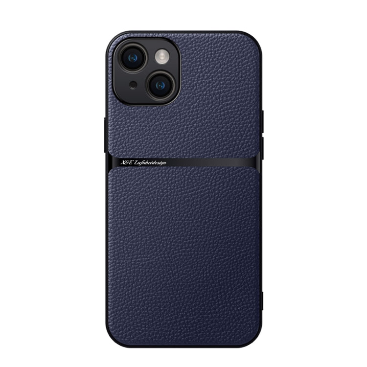 Custodia per telefono antiurto con copertura completa magnetica in pelle Litchi, For iPhone 15, For iPhone 14 Plus, For iPhone 14, For iPhone 14 Pro