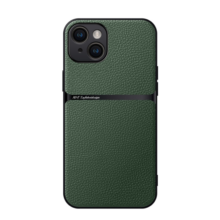 Custodia per telefono antiurto con copertura completa magnetica in pelle Litchi, For iPhone 15, For iPhone 14 Plus, For iPhone 14, For iPhone 14 Pro