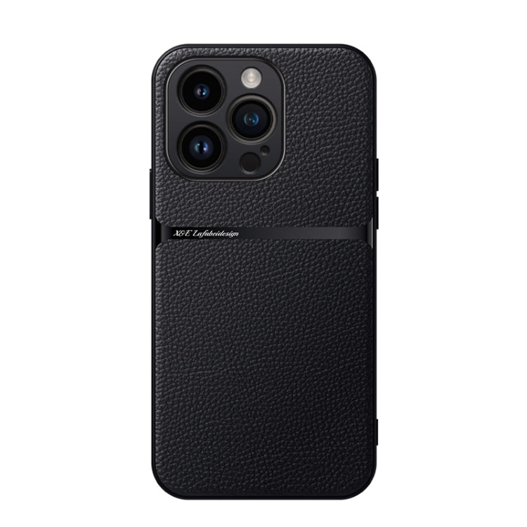 Custodia per telefono antiurto con copertura completa magnetica in pelle Litchi, For iPhone 15, For iPhone 14 Plus, For iPhone 14, For iPhone 14 Pro