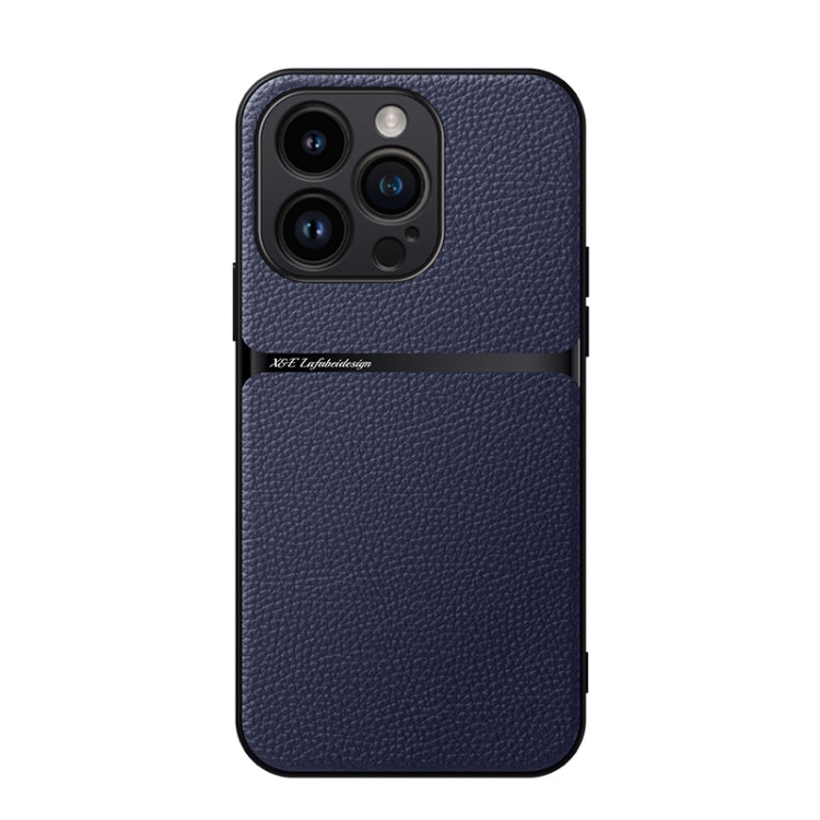 Custodia per telefono antiurto con copertura completa magnetica in pelle Litchi, For iPhone 15, For iPhone 14 Plus, For iPhone 14, For iPhone 14 Pro