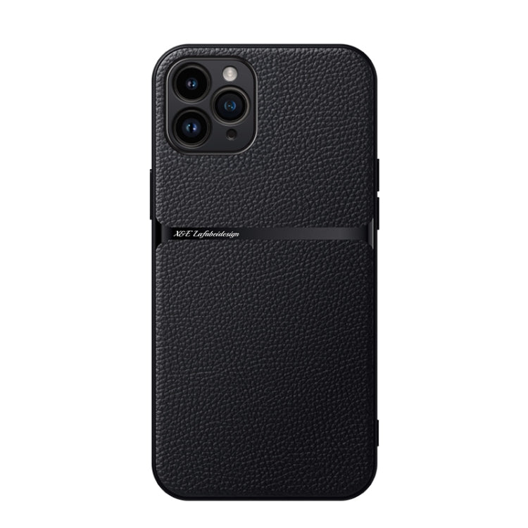 Custodia per telefono antiurto con copertura completa magnetica in pelle Litchi, For iPhone 11, For iPhone 11 Pro, For iPhone X / XS, For iPhone XR