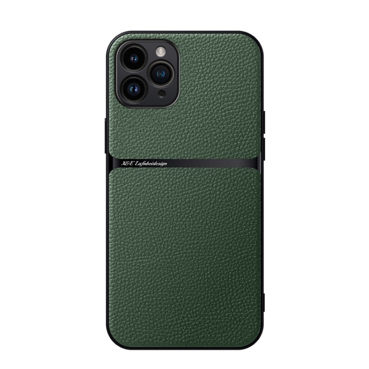 Custodia per telefono antiurto con copertura completa magnetica in pelle Litchi, For iPhone 11, For iPhone 11 Pro, For iPhone X / XS, For iPhone XR