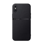 Custodia per telefono antiurto con copertura completa magnetica in pelle Litchi, For iPhone 11, For iPhone 11 Pro, For iPhone X / XS, For iPhone XR