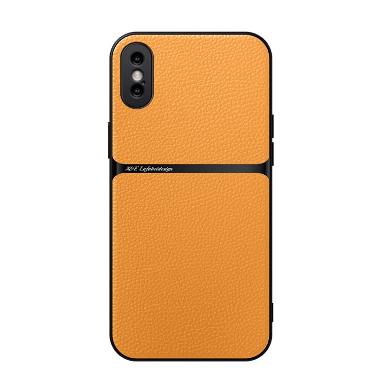 Custodia per telefono antiurto con copertura completa magnetica in pelle Litchi, For iPhone 11, For iPhone 11 Pro, For iPhone X / XS, For iPhone XR