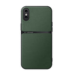 Custodia per telefono antiurto con copertura completa magnetica in pelle Litchi, For iPhone 11, For iPhone 11 Pro, For iPhone X / XS, For iPhone XR