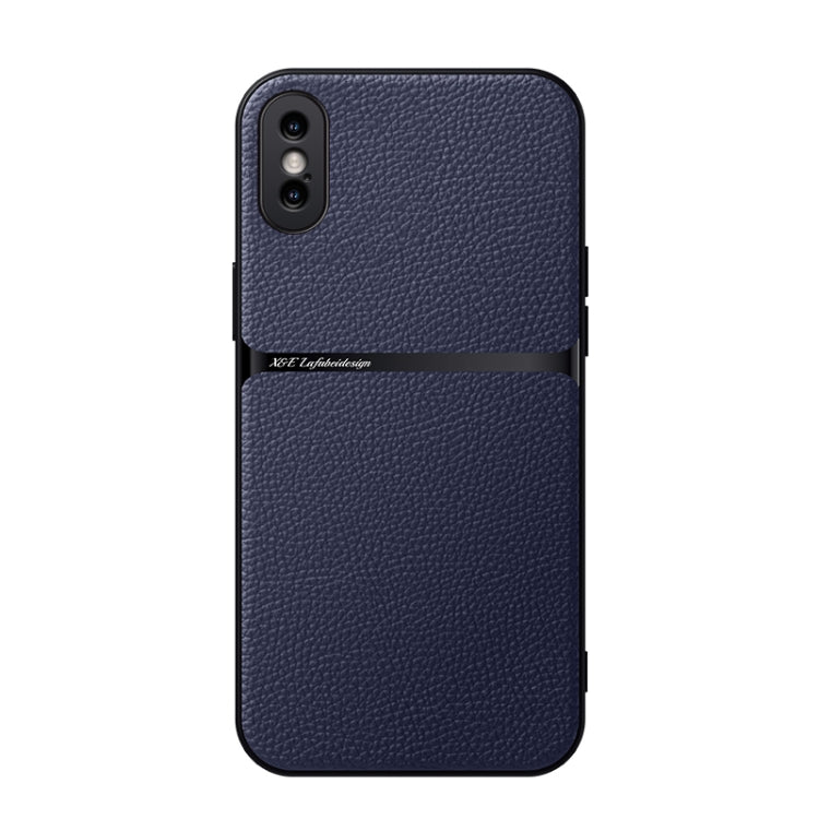Custodia per telefono antiurto con copertura completa magnetica in pelle Litchi, For iPhone 11, For iPhone 11 Pro, For iPhone X / XS, For iPhone XR