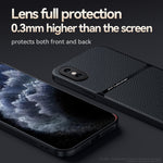Custodia per telefono antiurto con copertura completa magnetica in pelle Litchi, For iPhone XS Max