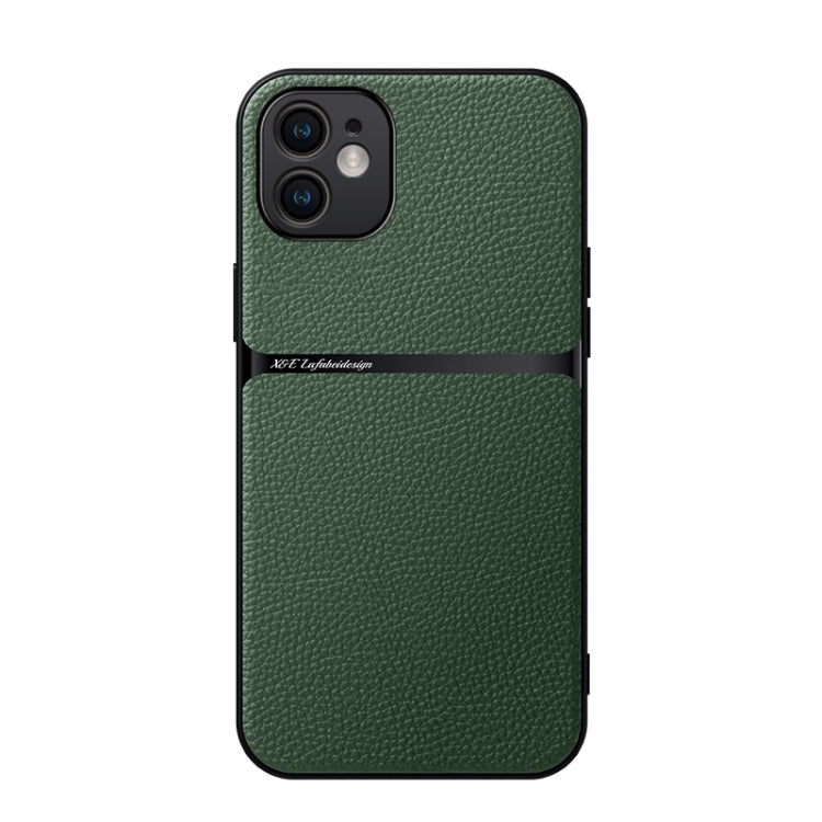 Custodia per telefono antiurto con copertura completa magnetica in pelle Litchi, For iPhone 11, For iPhone 11 Pro, For iPhone X / XS, For iPhone XR
