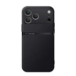 Custodia per telefono antiurto con copertura completa magnetica in pelle Litchi, For iPhone 17e / 16e, For iPhone 17 Pro Max, For iPhone 17 Pro, For iPhone 17