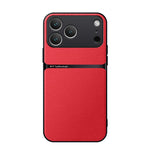 Custodia per telefono antiurto con copertura completa magnetica in pelle Litchi, For iPhone 17e / 16e, For iPhone 17 Pro Max, For iPhone 17 Pro, For iPhone 17