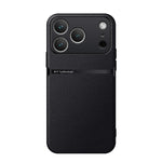 Custodia per telefono antiurto con copertura completa magnetica in pelle Litchi, For iPhone 17e / 16e, For iPhone 17 Pro Max, For iPhone 17 Pro, For iPhone 17