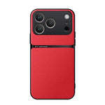 Custodia per telefono antiurto con copertura completa magnetica in pelle Litchi, For iPhone 17e / 16e, For iPhone 17 Pro Max, For iPhone 17 Pro, For iPhone 17