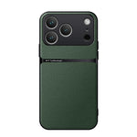 Custodia per telefono antiurto con copertura completa magnetica in pelle Litchi, For iPhone 17e / 16e, For iPhone 17 Pro Max, For iPhone 17 Pro, For iPhone 17