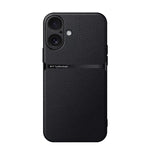 Custodia per telefono antiurto con copertura completa magnetica in pelle Litchi, For iPhone 17e / 16e, For iPhone 17 Pro Max, For iPhone 17 Pro, For iPhone 17