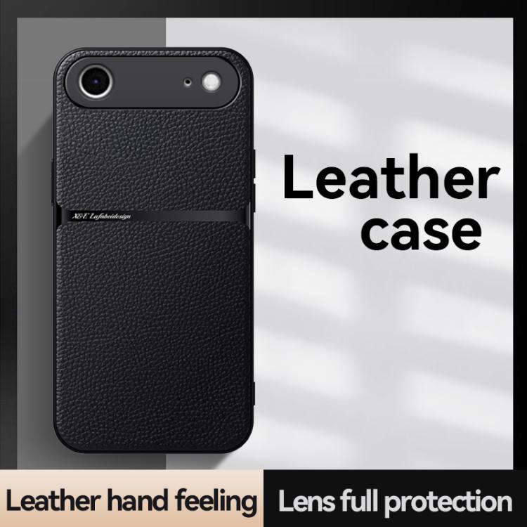 Custodia per telefono antiurto con copertura completa magnetica in pelle Litchi, For iPhone Air, For iPhone 16 Pro Max, For iPhone 16 Pro, For iPhone 16 Plus