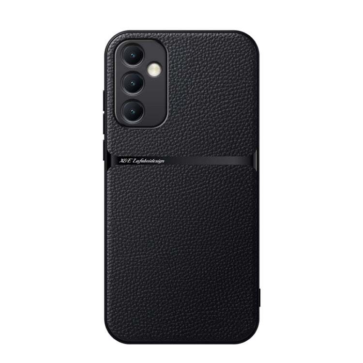 Custodia per telefono antiurto con copertura completa magnetica in pelle Litchi, For Galaxy A36, For Galaxy A16 5G, For Galaxy A15 4G / 5G, For Galaxy A55 5G