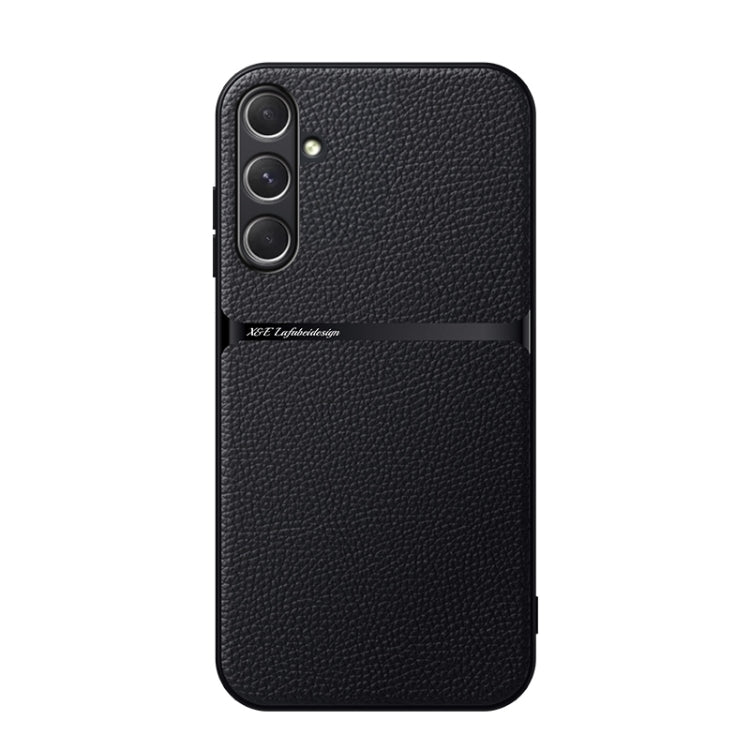 Custodia per telefono antiurto con copertura completa magnetica in pelle Litchi, For Galaxy A35 5G, For Galaxy A25 5G, For Galaxy A34 5G, For Galaxy A54 5G