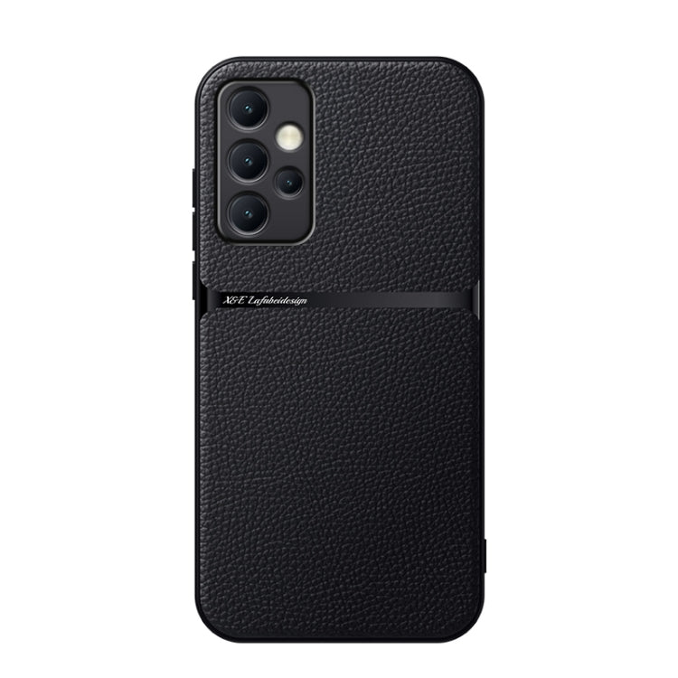 Custodia per telefono antiurto con copertura completa magnetica in pelle Litchi, For Galaxy A53 5G, For Galaxy A52 5G