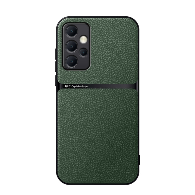 Custodia per telefono antiurto con copertura completa magnetica in pelle Litchi, For Galaxy A53 5G, For Galaxy A52 5G