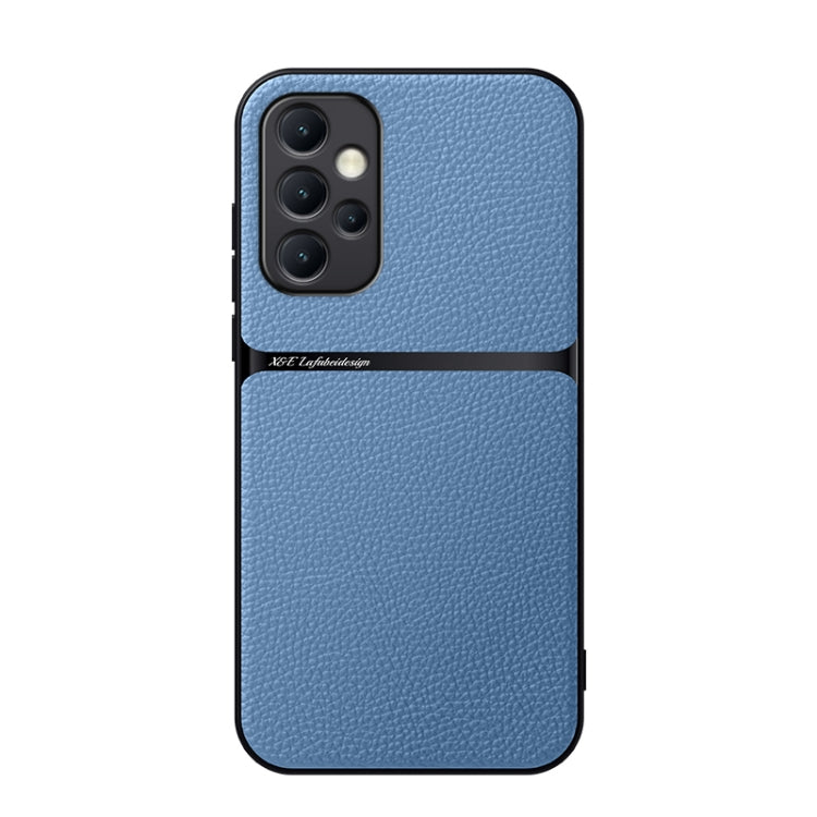 Custodia per telefono antiurto con copertura completa magnetica in pelle Litchi, For Galaxy A53 5G, For Galaxy A52 5G