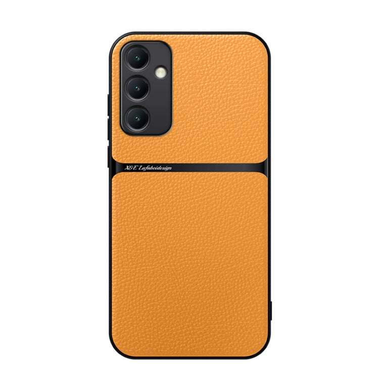 Custodia per telefono antiurto con copertura completa magnetica in pelle Litchi, For Galaxy A35 5G, For Galaxy A25 5G, For Galaxy A34 5G, For Galaxy A54 5G