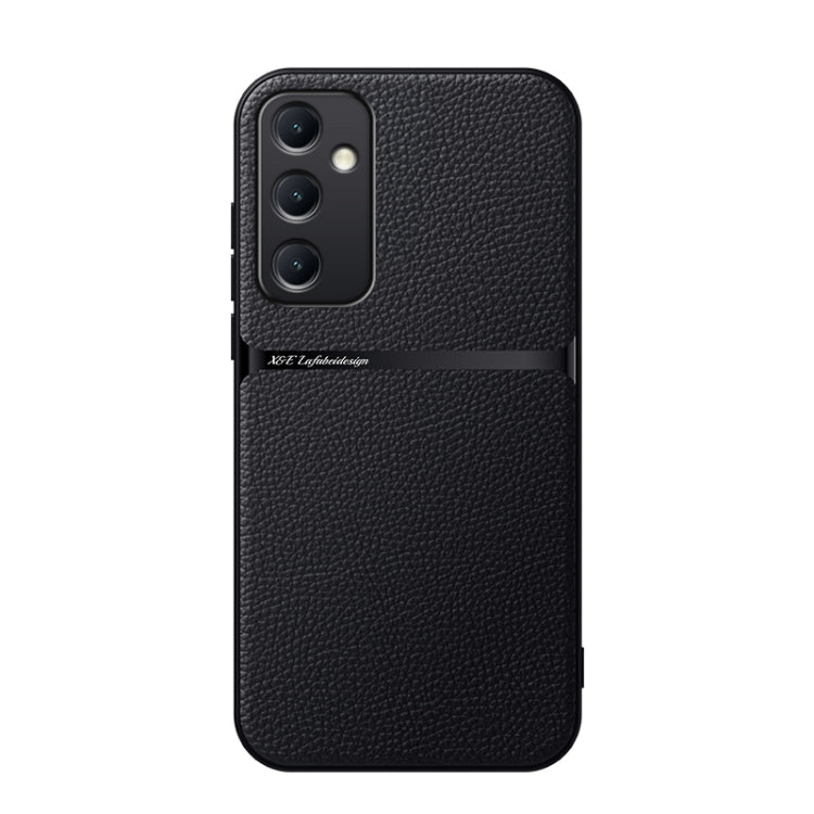 Custodia per telefono antiurto con copertura completa magnetica in pelle Litchi, For Galaxy A36, For Galaxy A16 5G, For Galaxy A15 4G / 5G, For Galaxy A55 5G