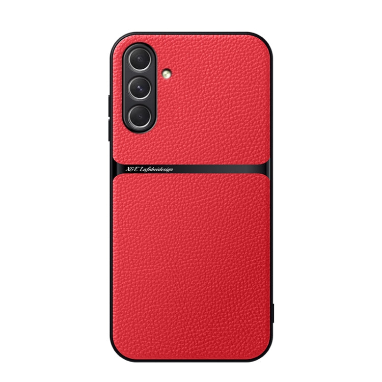 Custodia per telefono antiurto con copertura completa magnetica in pelle Litchi, For Galaxy A57 5G, For Galaxy A37 5G, For Galaxy A17 5G, For Galaxy A56 5G