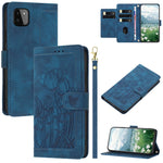 Custodia per telefono in pelle goffrata con tulipani e cordino, For Samsung Galaxy A13 5G / 4G, For Samsung Galaxy A52 5G / 4G, For Samsung Galaxy A22 5G, For Samsung Galaxy A72 5G / 4G