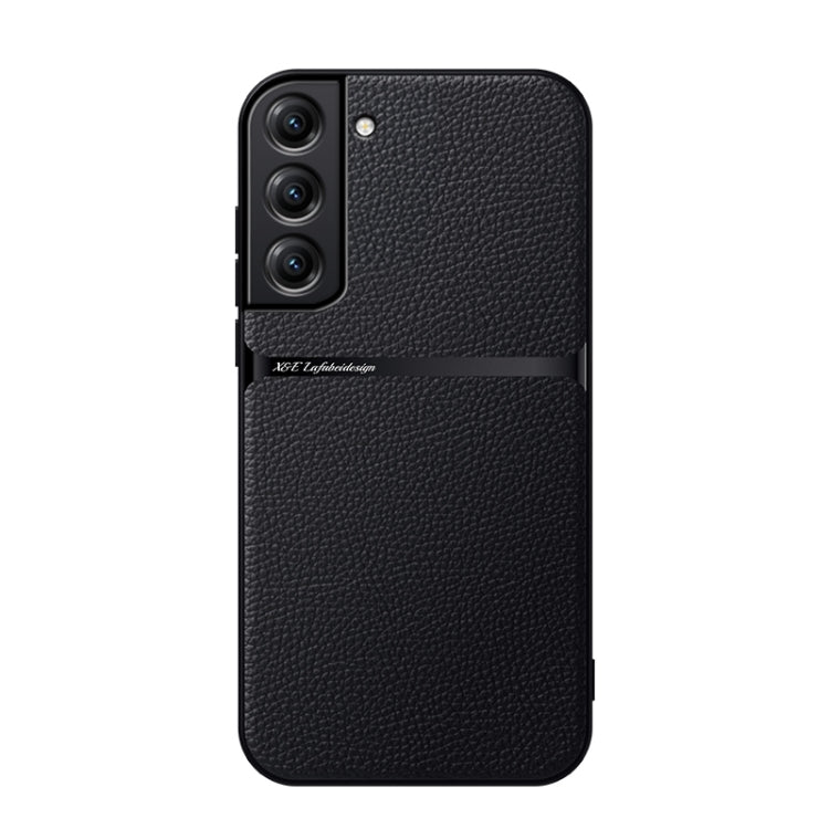 Custodia per telefono antiurto con copertura completa magnetica in pelle Litchi, For Samsung Galaxy S22 Ultra 5G, For Samsung Galaxy S22+ 5G, For Samsung Galaxy S22 5G, For Samsung Galaxy S21 FE 5G