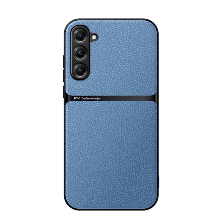 Custodia per telefono antiurto con copertura completa magnetica in pelle Litchi, For Samsung Galaxy S24 Ultra 5G, For Samsung Galaxy S24+ 5G, For Samsung Galaxy S24 5G, For Samsung Galaxy S23 FE 5G