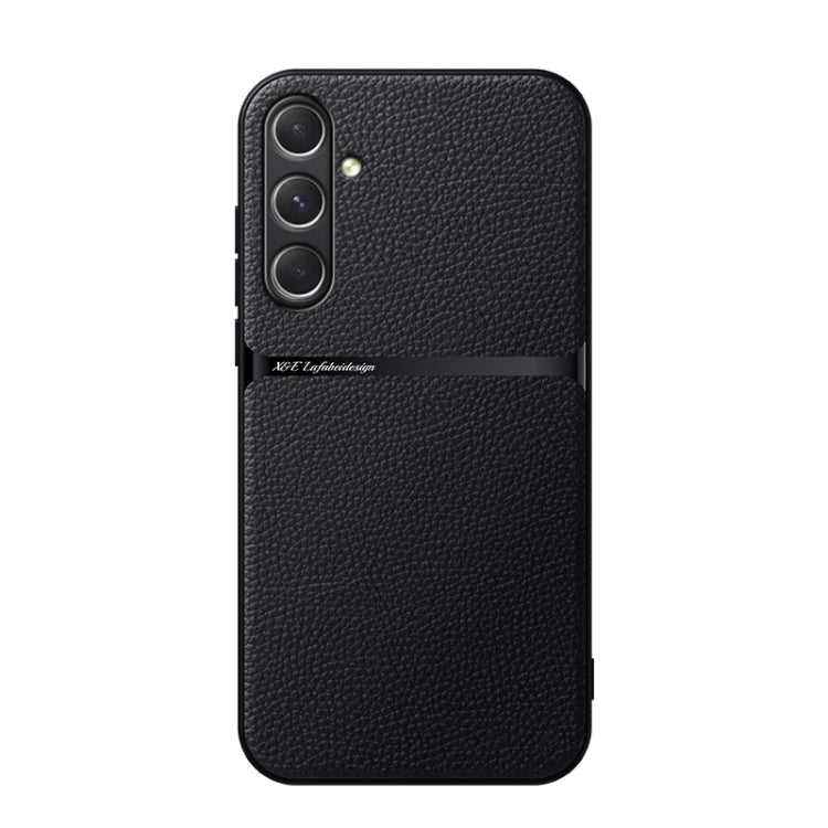 Custodia per telefono antiurto con copertura completa magnetica in pelle Litchi, For Samsung Galaxy S24 Ultra 5G, For Samsung Galaxy S24+ 5G, For Samsung Galaxy S24 5G, For Samsung Galaxy S23 FE 5G