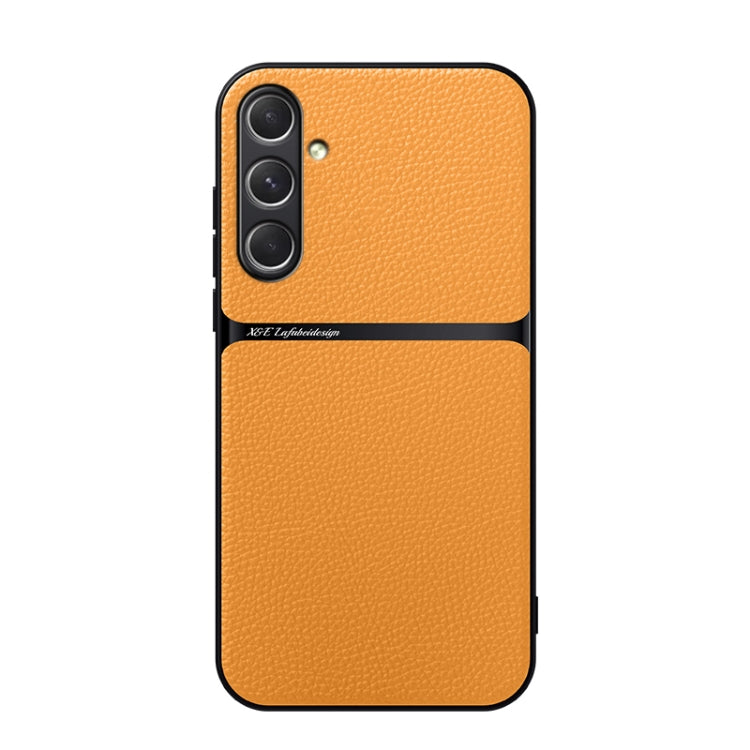 Custodia per telefono antiurto con copertura completa magnetica in pelle Litchi, For Samsung Galaxy S24 Ultra 5G, For Samsung Galaxy S24+ 5G, For Samsung Galaxy S24 5G, For Samsung Galaxy S23 FE 5G