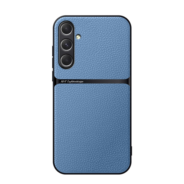 Custodia per telefono antiurto con copertura completa magnetica in pelle Litchi, For Samsung Galaxy S24 Ultra 5G, For Samsung Galaxy S24+ 5G, For Samsung Galaxy S24 5G, For Samsung Galaxy S23 FE 5G